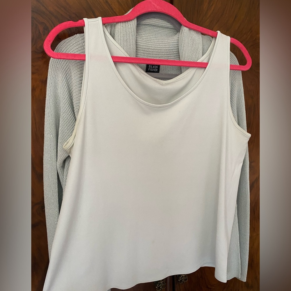 Eileen Fisher Sweater/Tank Set